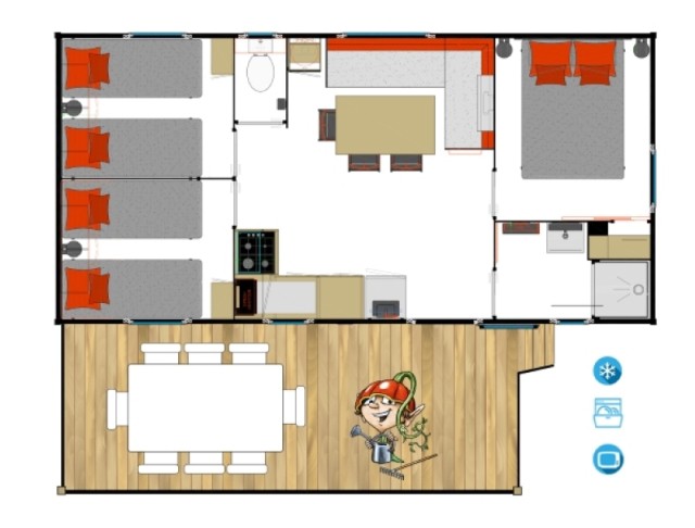 Resort - Plattegrond