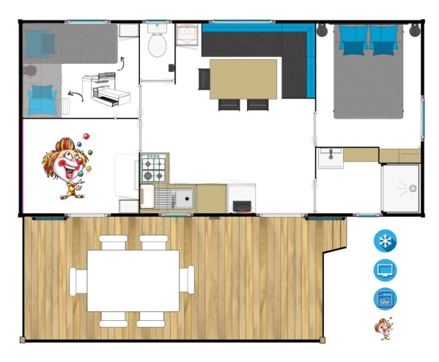 Kids Top TV - Plattegrond