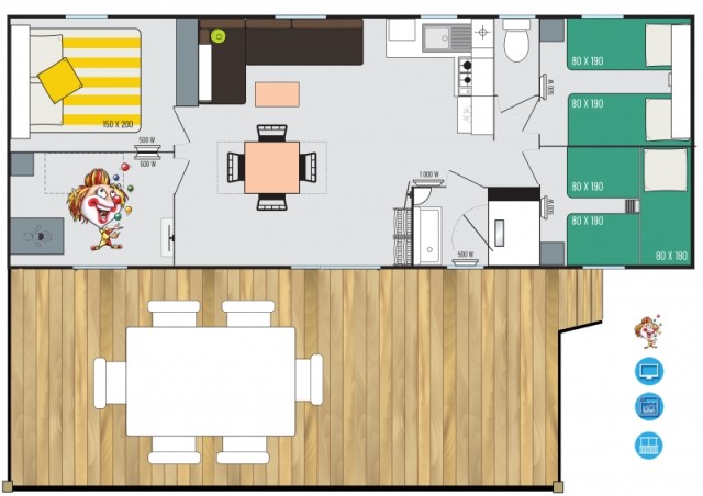Kids Top TV - Plattegrond