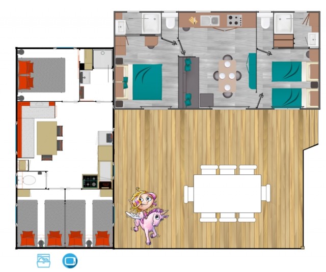 Tribu Top TV - Plattegrond